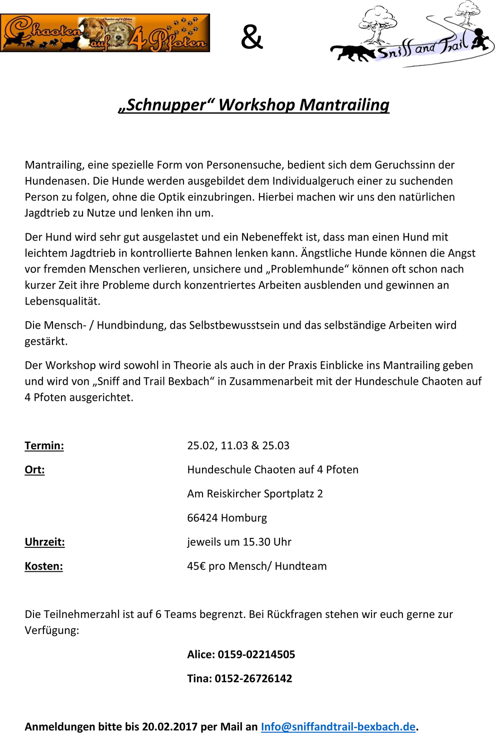 Schnupperworkshop